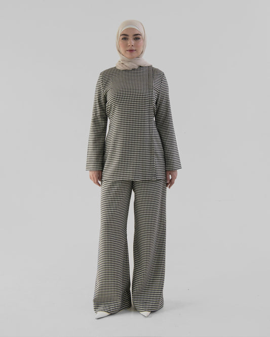 Houndstooth pants set