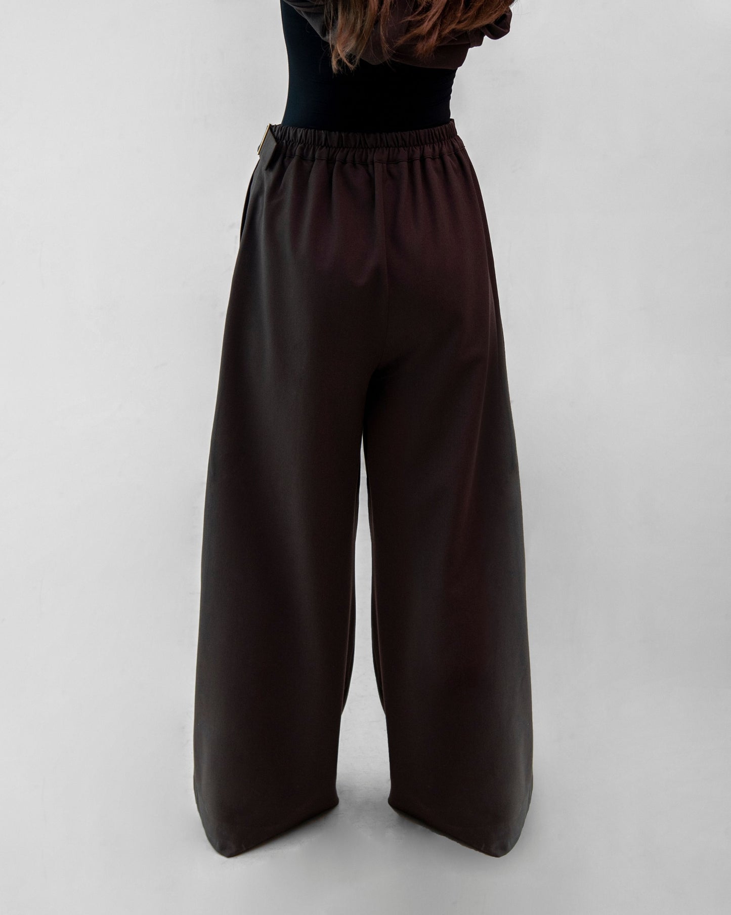 Brown wide pants