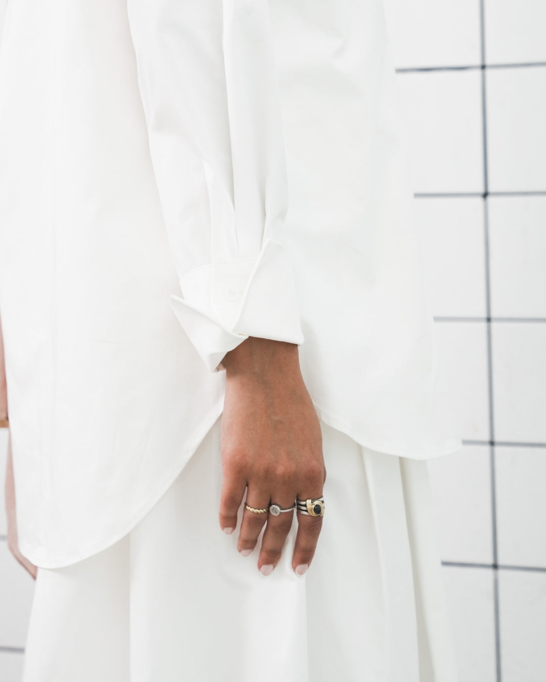 Essential shirt - Ivory white