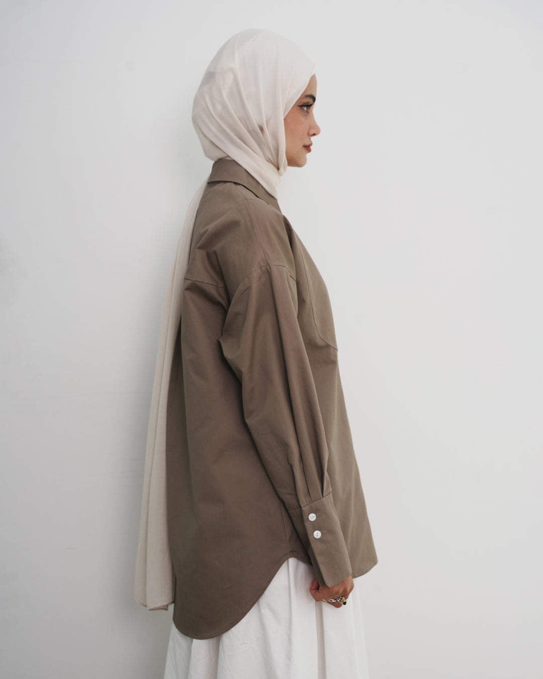 Essential shirt - Mocha brown