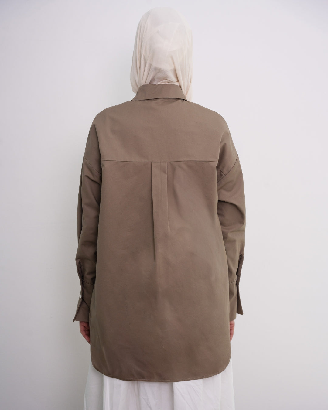 Essential shirt - Mocha brown