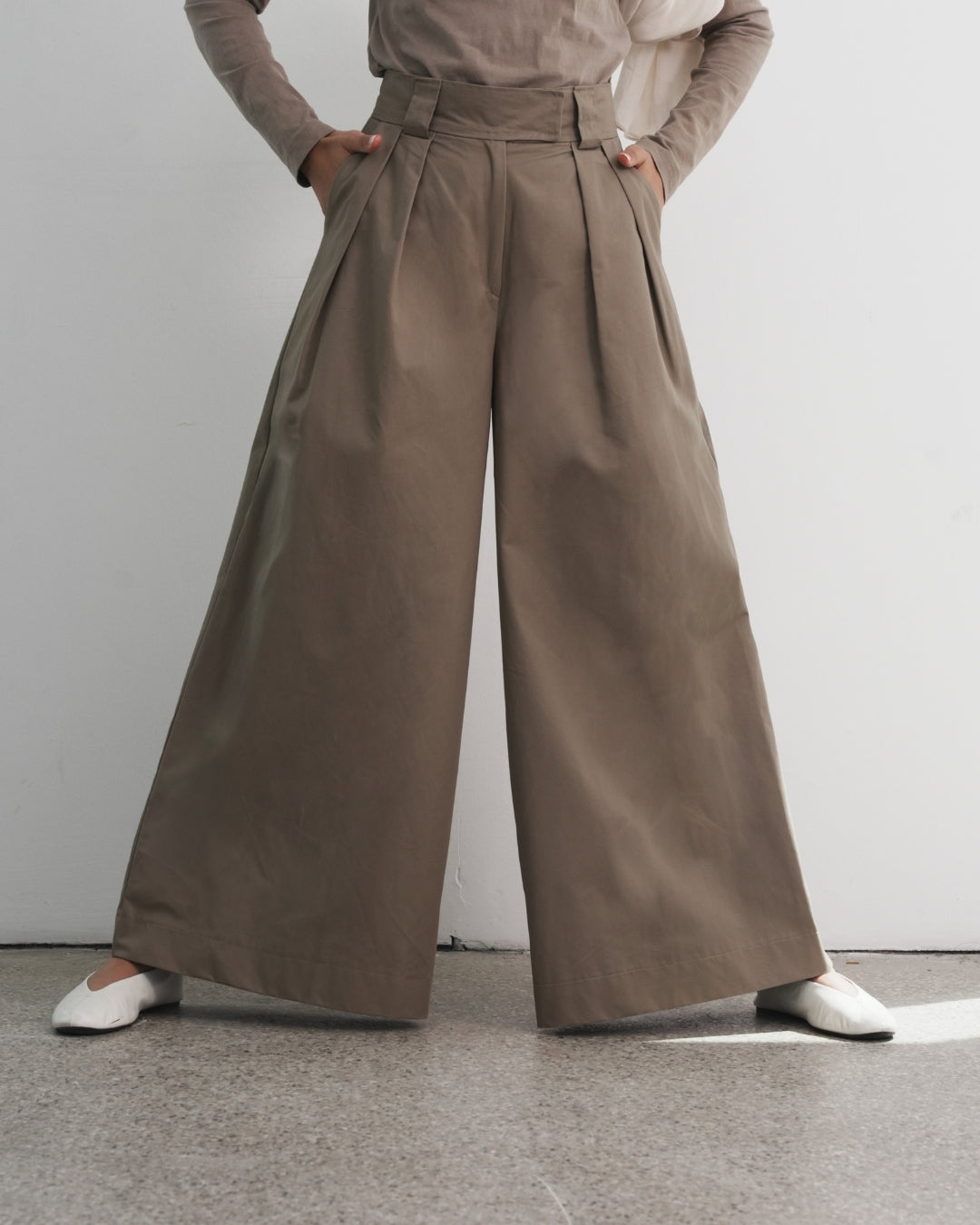 Essential trousers - Mocha brown