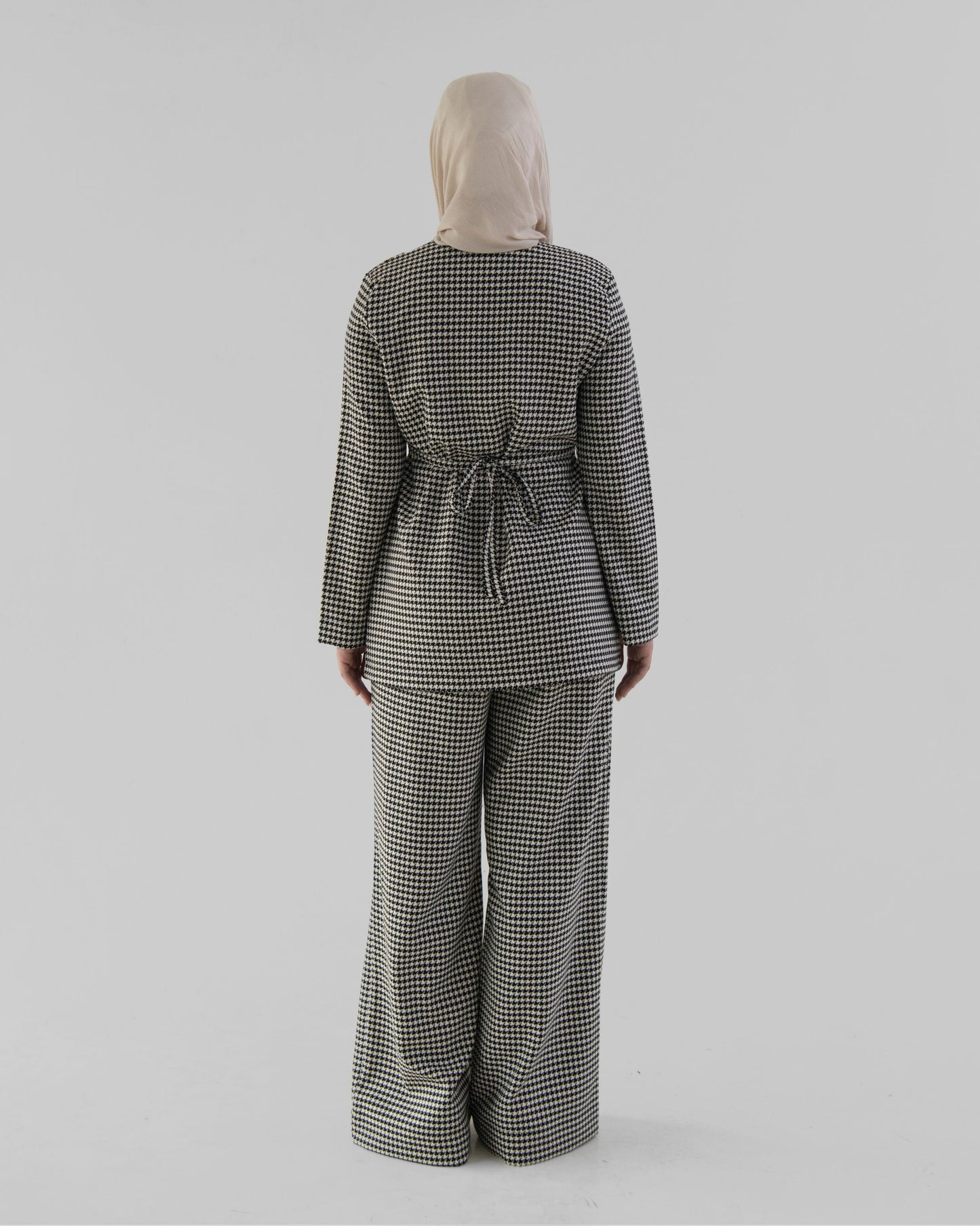 Houndstooth pants set