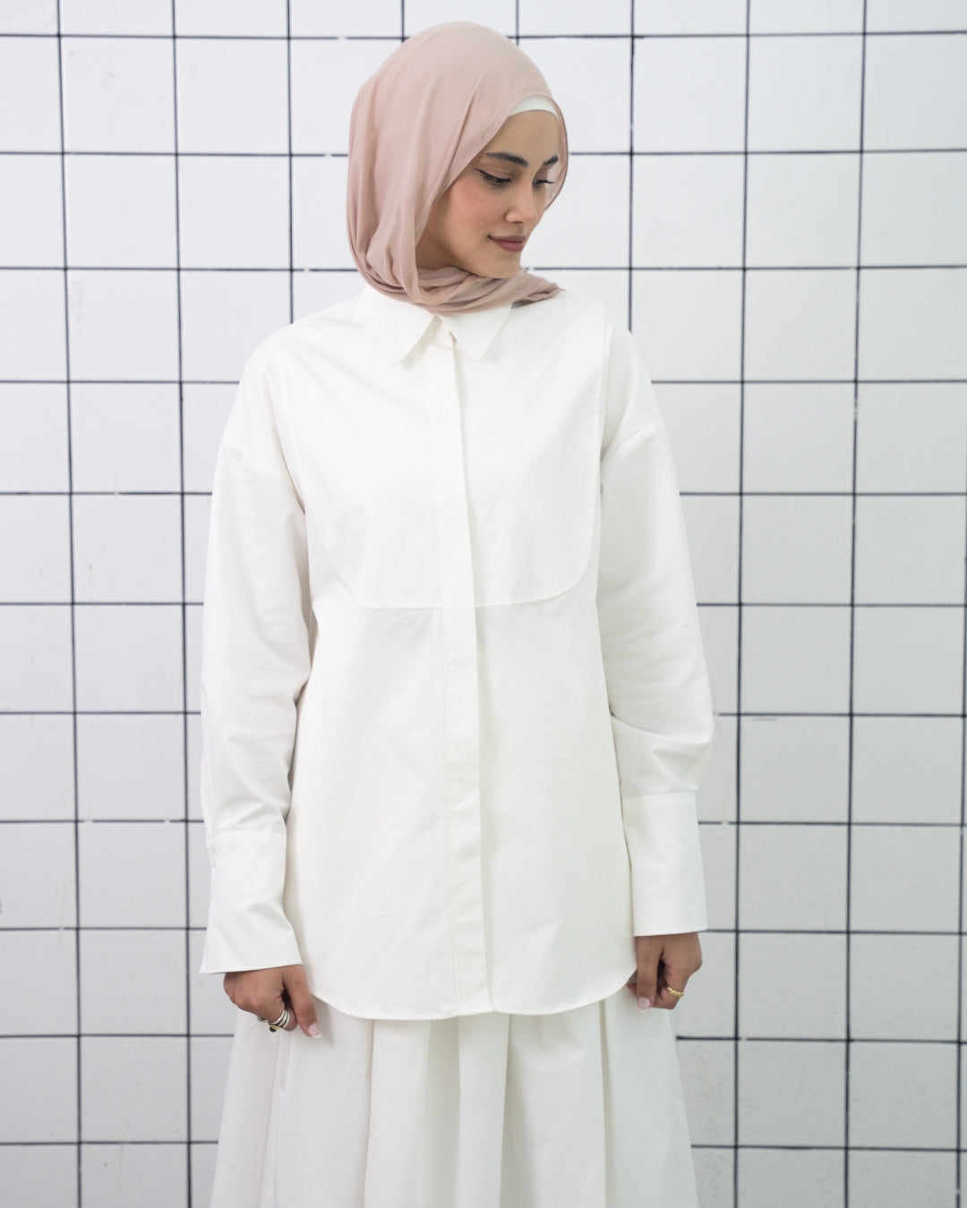 Essential shirt - Ivory white